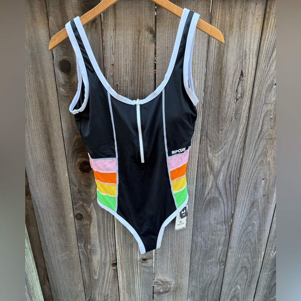 Rip Curl Sunset Revival Good one piece swimsuit front Zip